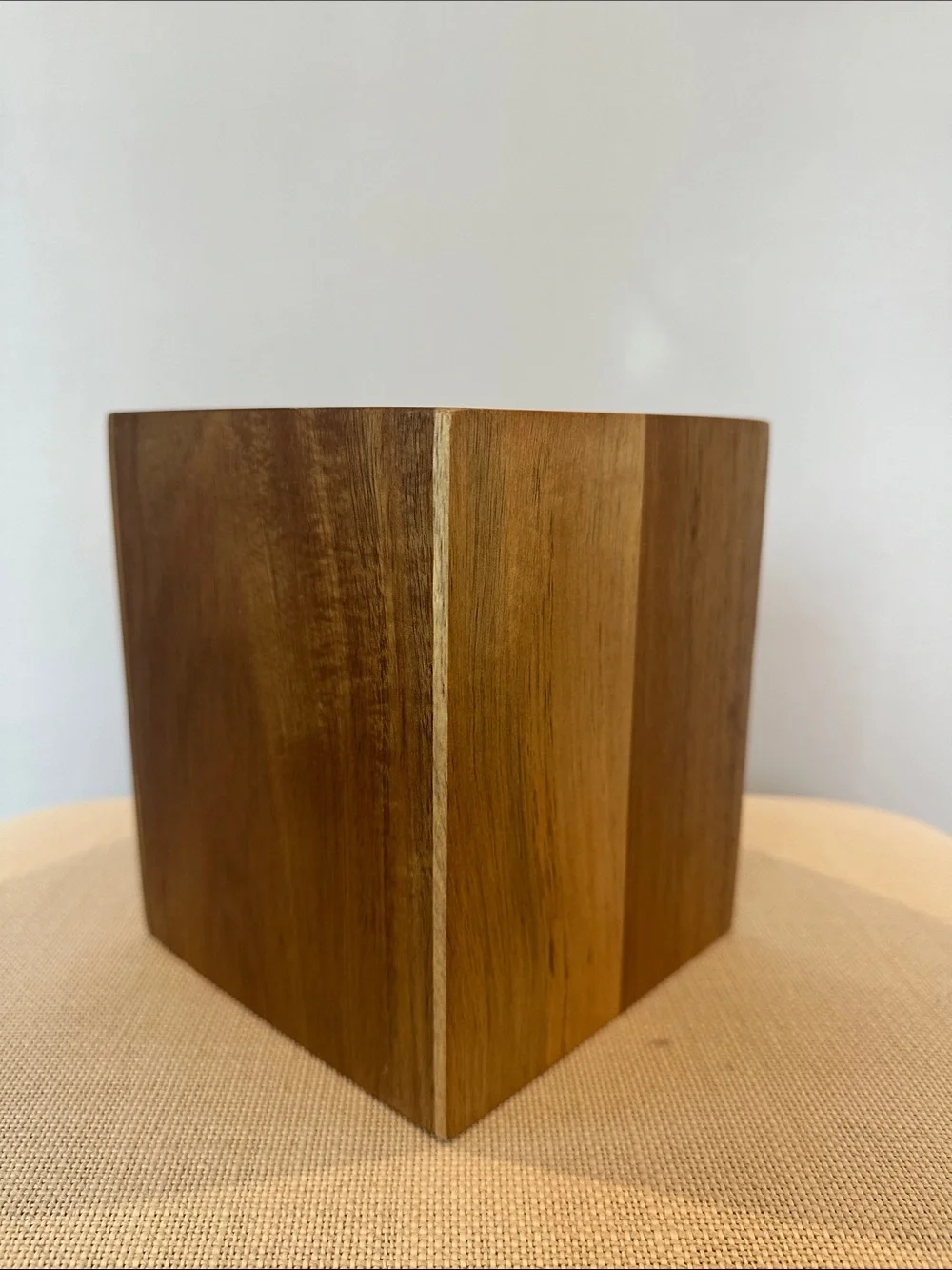 Hearth & Hand Magnolia Wood Tissue Box Cover